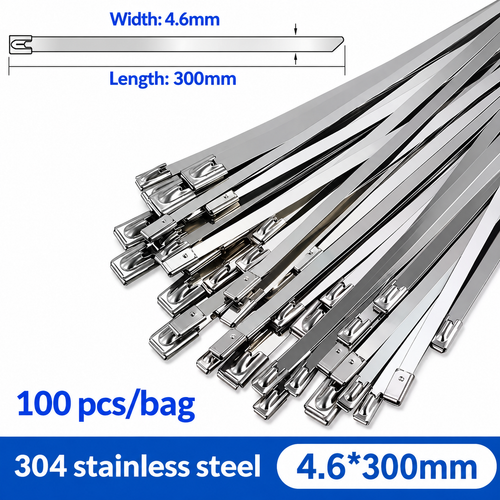 TieNox™ Steel Ties — 100 Pack